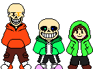 [e480b6] Bad Time Trio But sans and papyrus is me and my bro