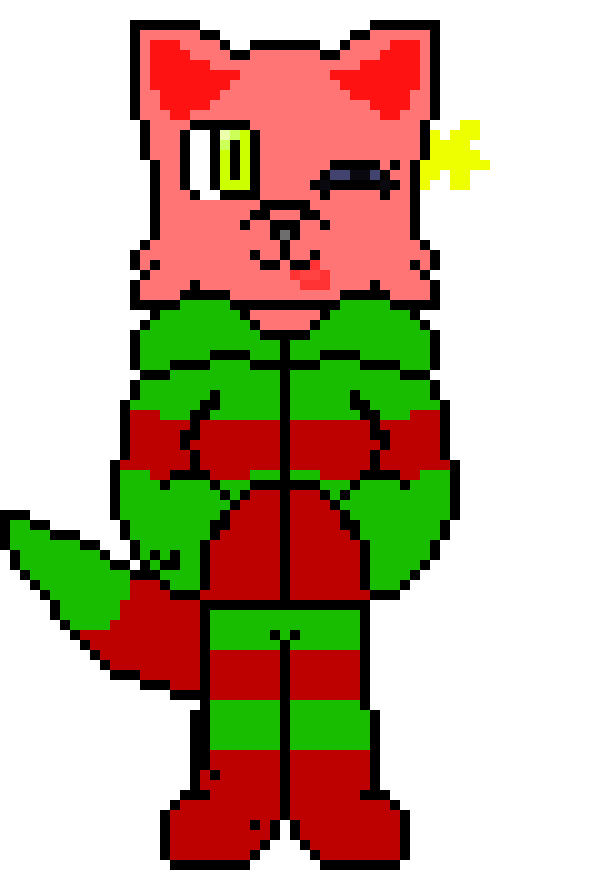 [93c337] Christmas Suit? has pants and the suit covers tail too