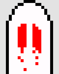 [46ea29] *distent screams can be heard,as he shows up right in front of your face*