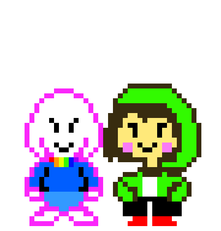[9664c4] storyshift chara and storyshift asriel