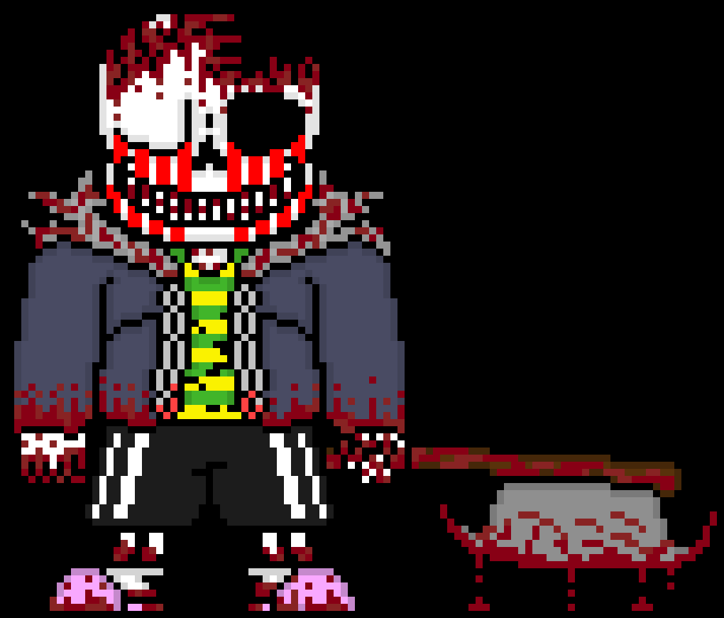 [e8cb42] Terror: oh i see your in that form, no need for violence i only kill Dust AU's buddy