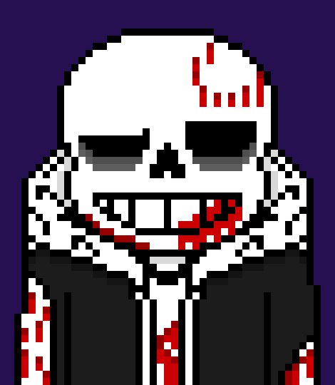 [b63bdb] *coughs blood and tries to push Horrorverse away, but he's not strong enough*