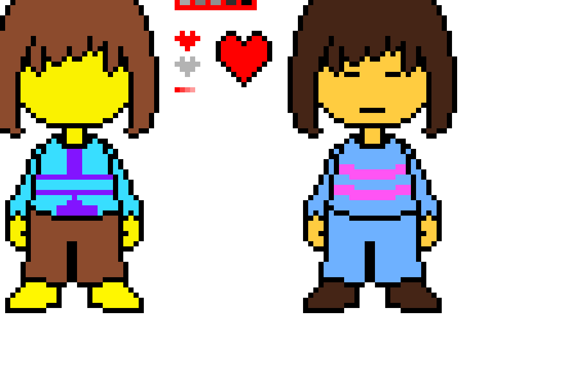 [9664c4] idktale Chara and Frisk