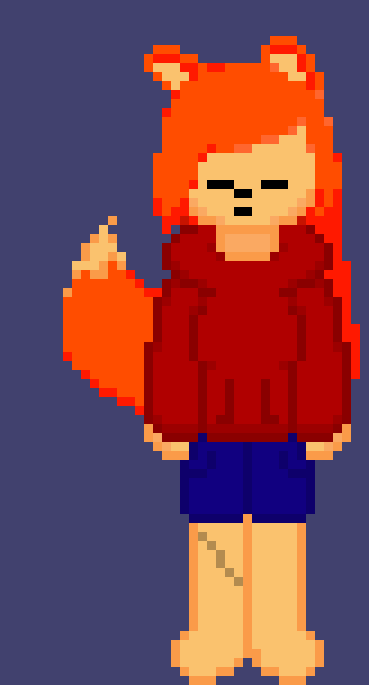 [d8d976] *Looks down* Oh shit shoes are still off -Foxlya