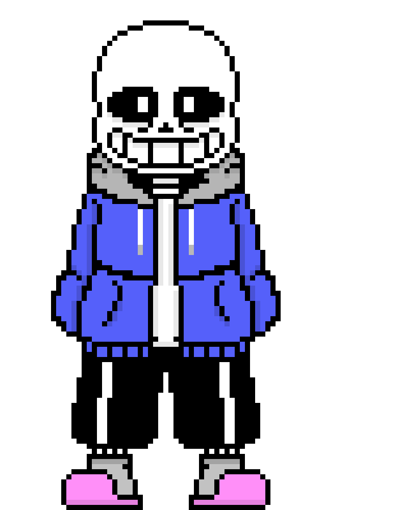 [c4816f] *sans sits at his post holding a hot dog*
