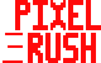 [9664c4] Pixel Rush Logo (Red)