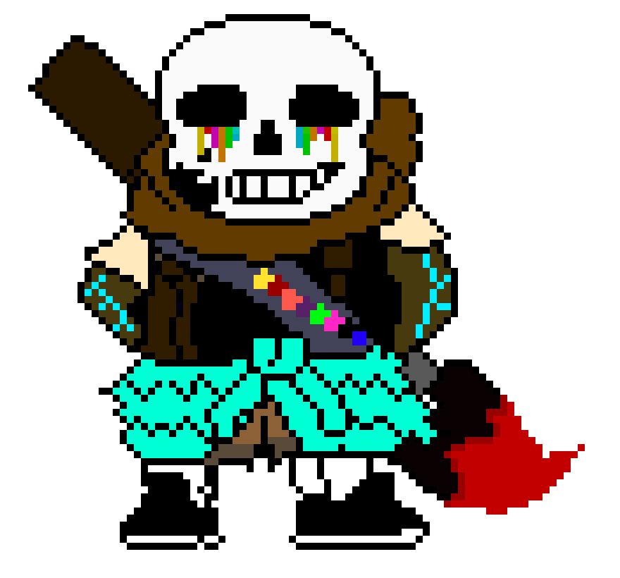 [bb720d] Corrupt Ink Sans Sprite