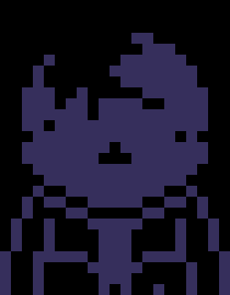 [7ce906] *(Smol deme somwhere, somehow, still waiting.) -HorrorTale Sans