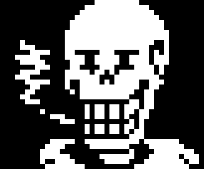 [a82578] *he entered with a brownie in his hand* "aright Sans, give it back" 