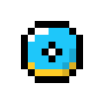[9664c4] Pixel-BlueGlazed Donut (Artist: Deadgameplayz)