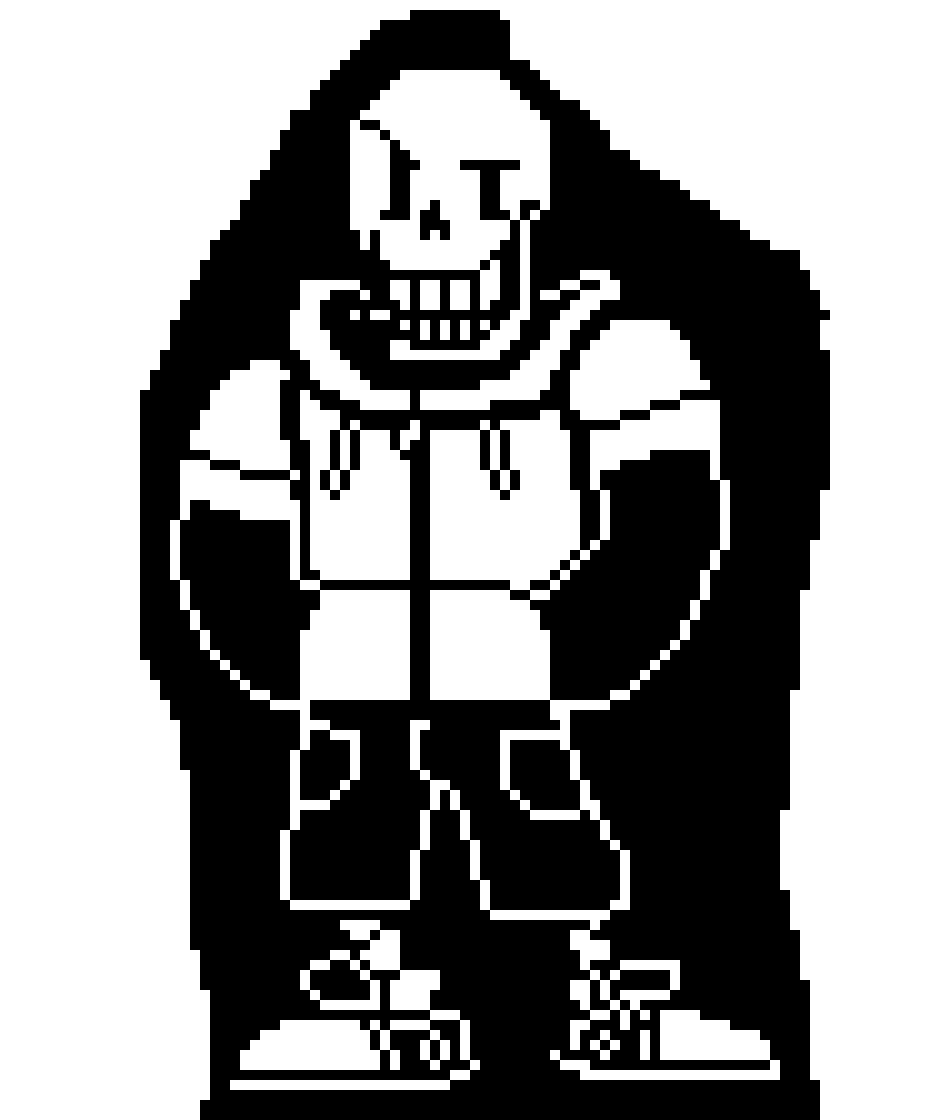 [c45509] TS!Underswap Papyrus Sprite V2 (Colored)