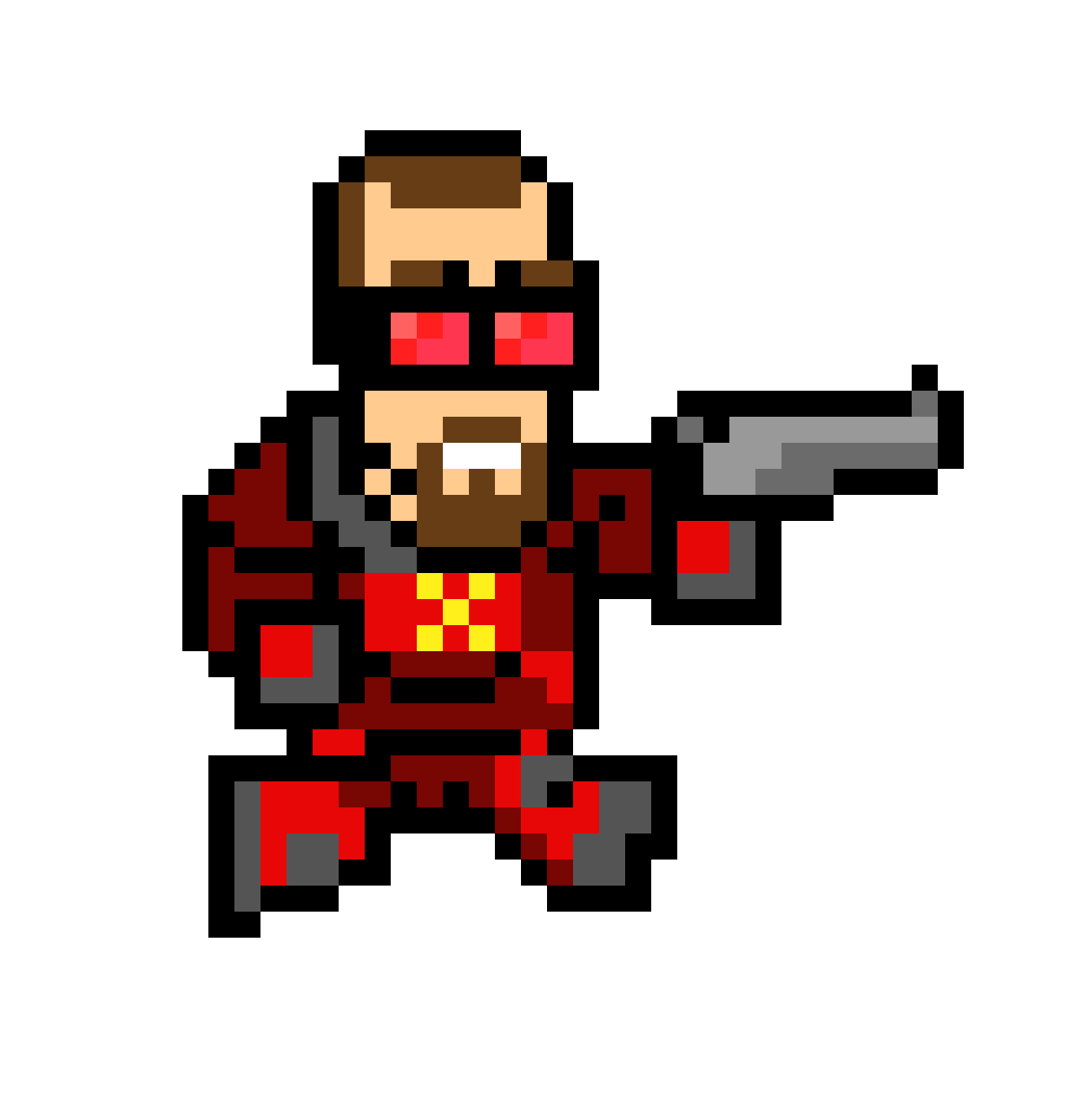 [f816e1] Character Sprite shotgun and pistol