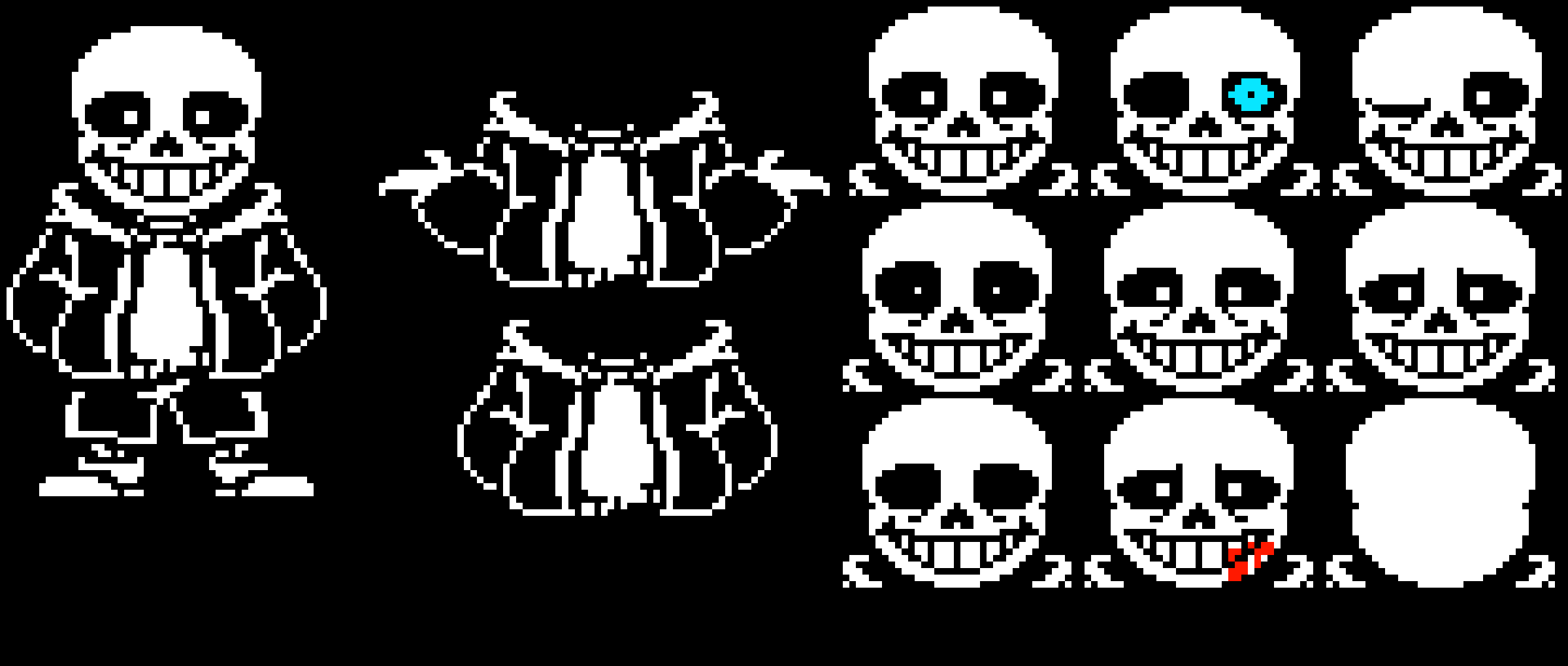 [6d923a] I edited your sprite sheet and add 3 more faces and made in a more "Dynamic form." -Hammy