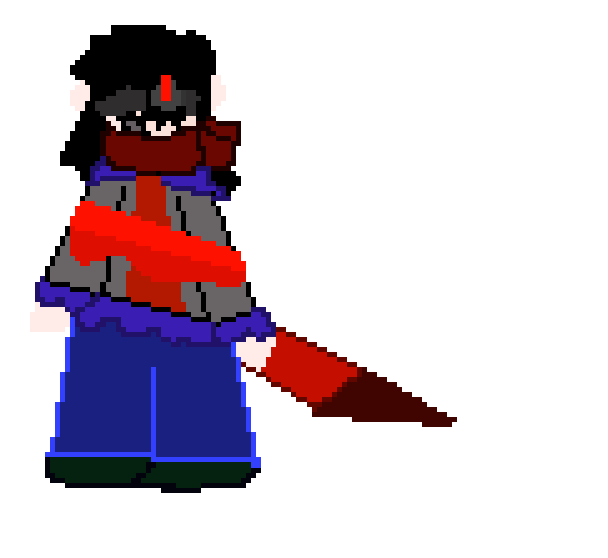 [904ba9] he must left walks over to the blue and red eye skeleton