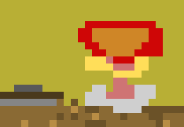 [90896a] Hm. Then, uh. If it's not too much trouble. Maybe add a little toxic waste too? Since a lot of people claim this place to be toxic. Might as well show that literally, right?