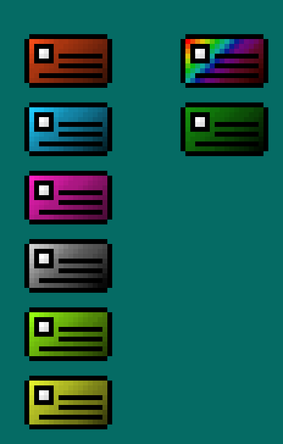 [ebf0c4] this is my stock.....crap is in the desc... cleetus you wanted rainbow,right?