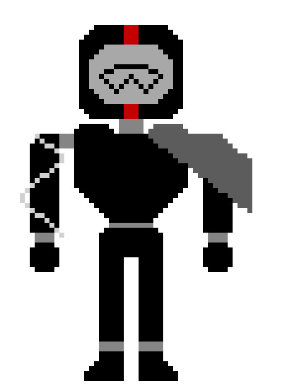 [25d002] *The Prototype Enforcer is walking through the city* . . . .