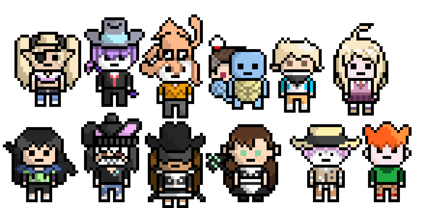 [b6a289] danganronpa pixel sprite base