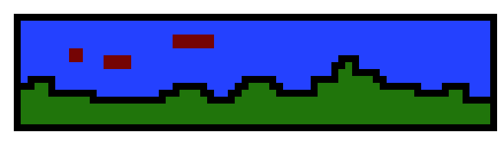 [9664c4] 8-bit landscape 1