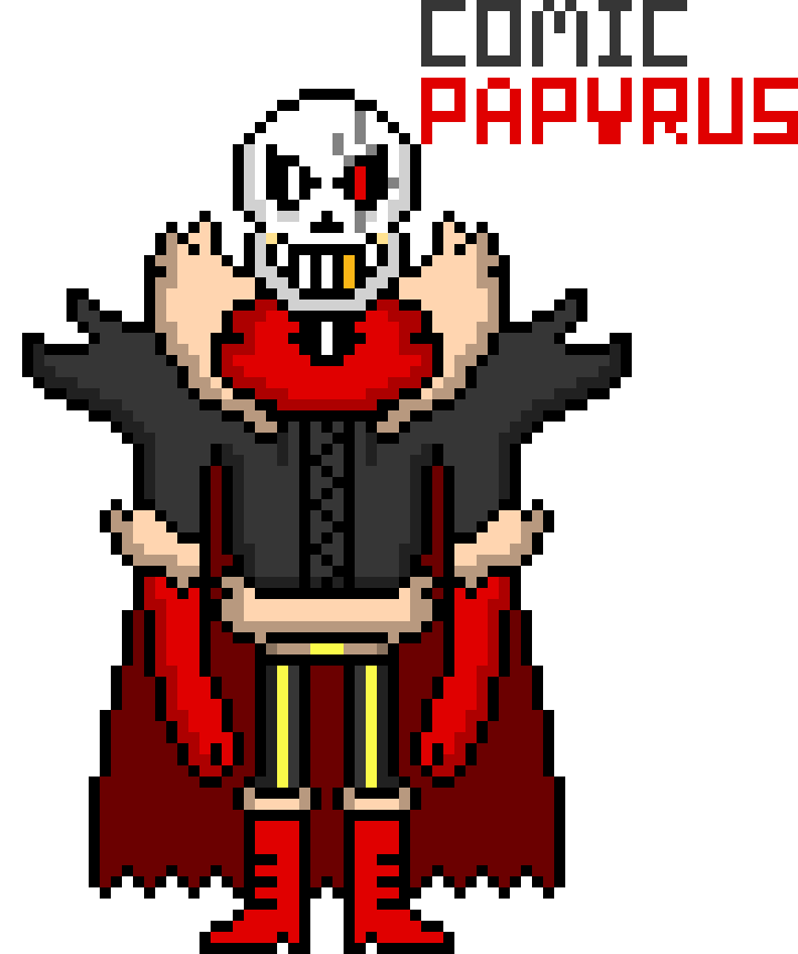 [9664c4] Comic Papyrus Underfell