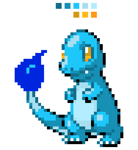 [9664c4] Charmander (water)