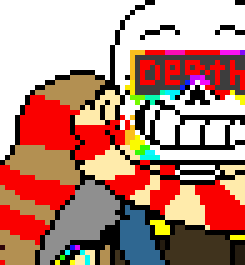 [45e36d] Whoever this so called “ro” Is a fucking sprite stealer- Fresh!Ink sans
