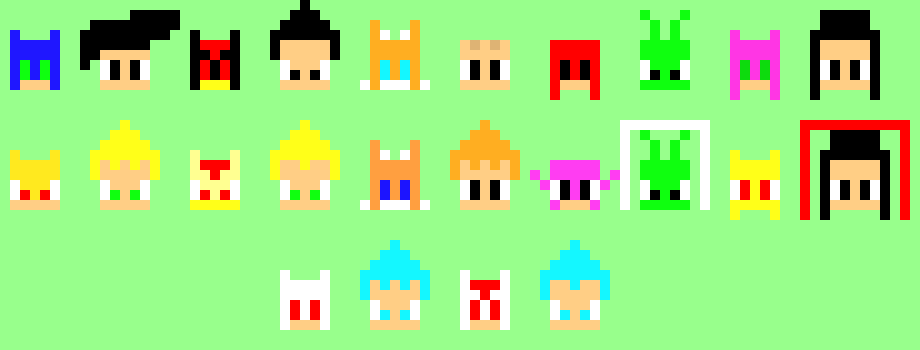 [9664c4] Sonic,Goku,Shadow,Vegeta,Tails,Krillin,Knux,Piccolo,Amy,Chi-Chi