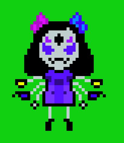 [ee42a6] Sharptale Muffet overworld