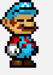 [855695] picks up some of the rubble) I destroyed it all...