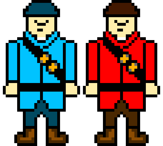 [ee24c5] Red and Blu Soldier