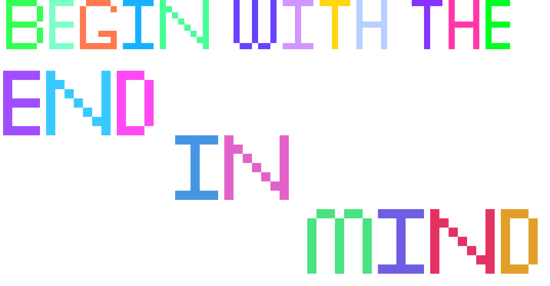 [9664c4] Begin With the End In Mind