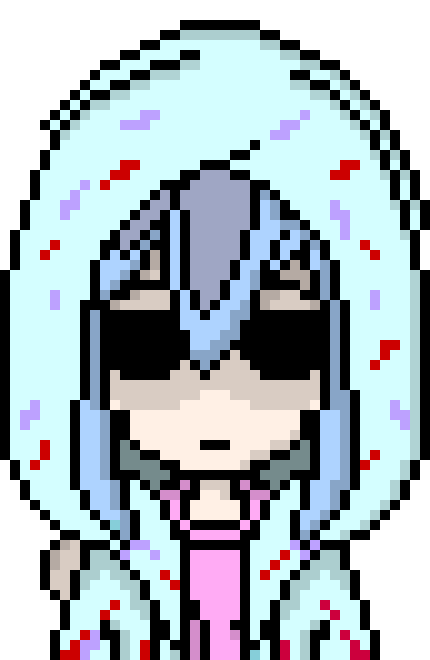 [5b2f3e] -the world glitches around her, showing flashbacks of other areas- 