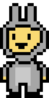 [b91909] Aaron the idiot in his bunny costume