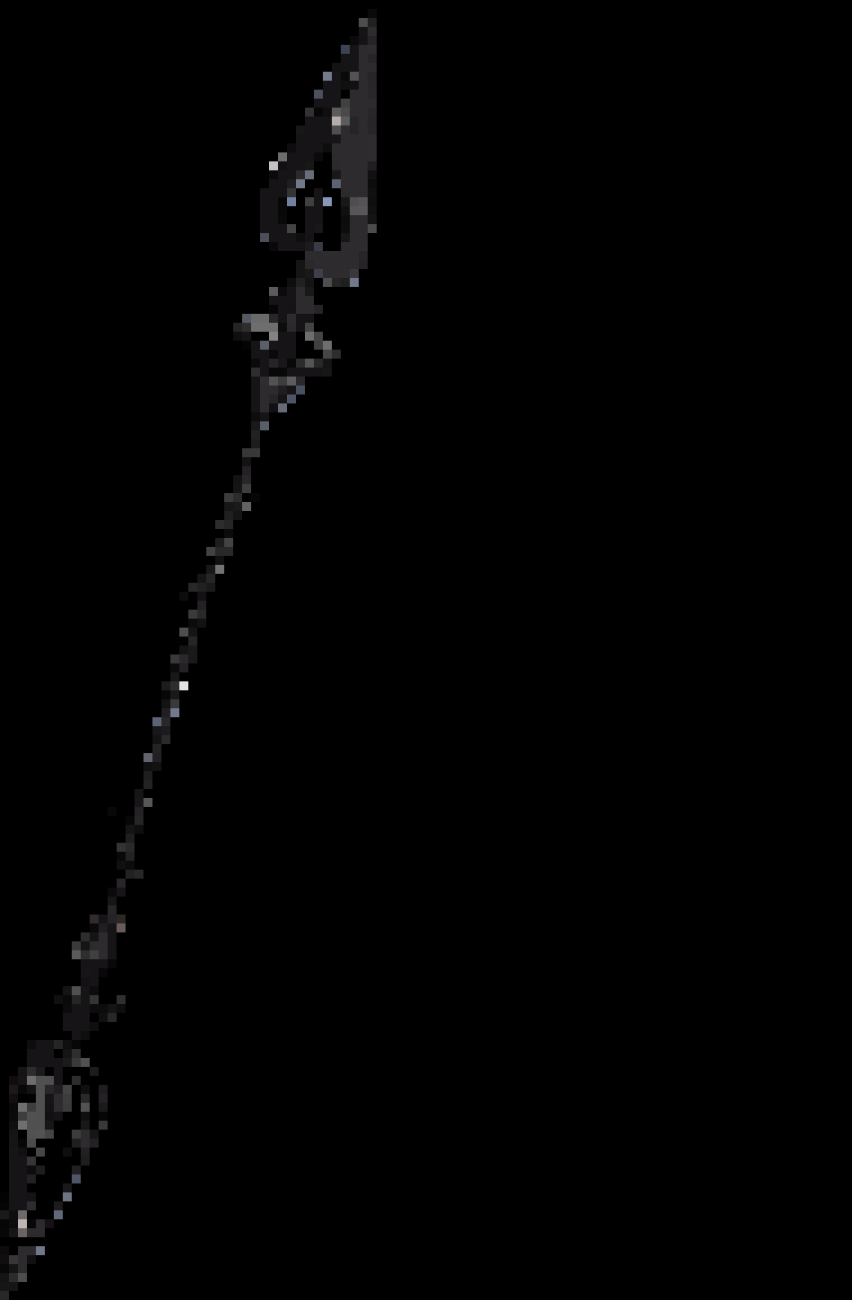 [9313a5] welp i finnaly finish aidans weapon, would it look better with the one half or both side? i plan to have the other end in the water tho... hrmmm