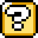 [d1d9ec] Mario Question Block-retro