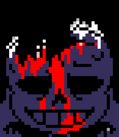 [7ce906] *(He'd notice twilight.) Huh..? -HorrorTale Sans