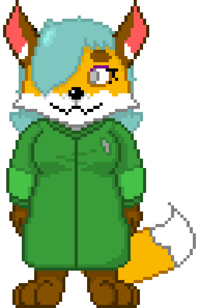 [0df4f5] (Like this... This is probably the best I made before... And even then, it's just Stellar's sprite but I recolored and added some other stuff so it looks like Foxlynn, my old Luna...)