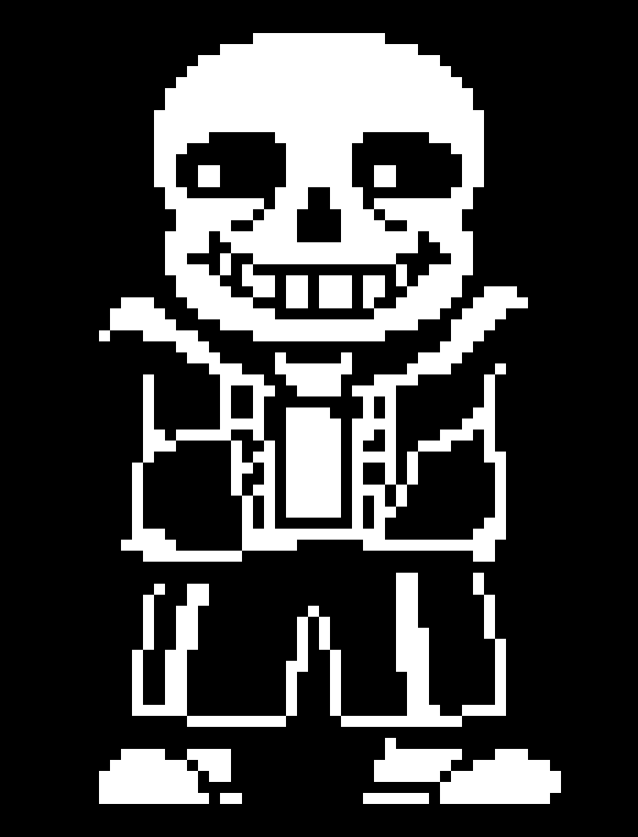 [f78025] Sans, but hes actually harmless.