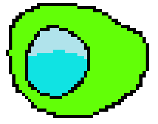 [acbc50] it turns back into a blob and hides in a pile of dead wood