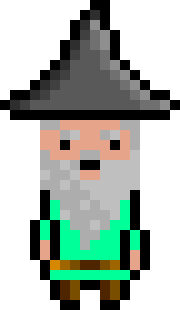 [bb0007] Pixel Wizard Terquoise Idle AniF4