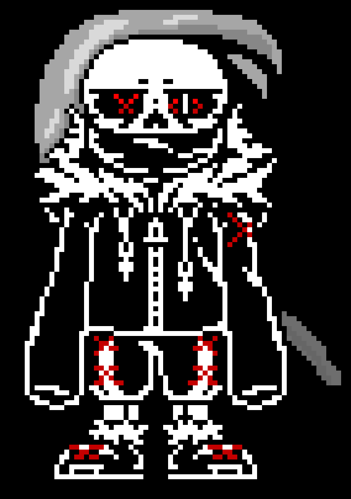 [96c78c] *Pulls scythe out* - *He`s in ready stance*