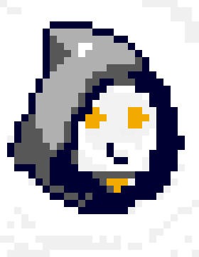[dfb43a] Reaper Overwatch Pixel Face 