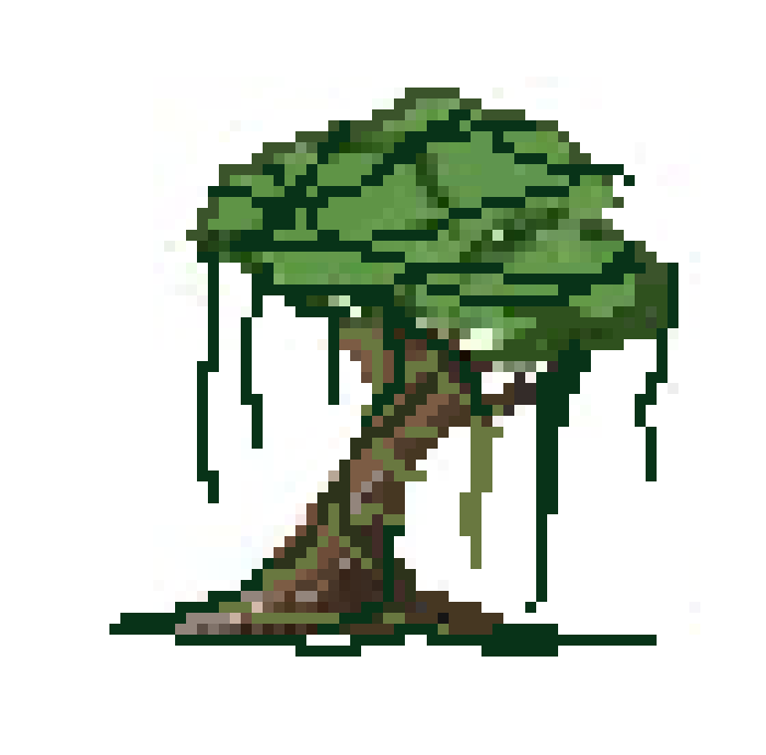 [1021d6] over grown tree