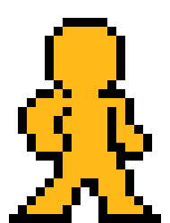 [fdf433] Pixel man standing 3