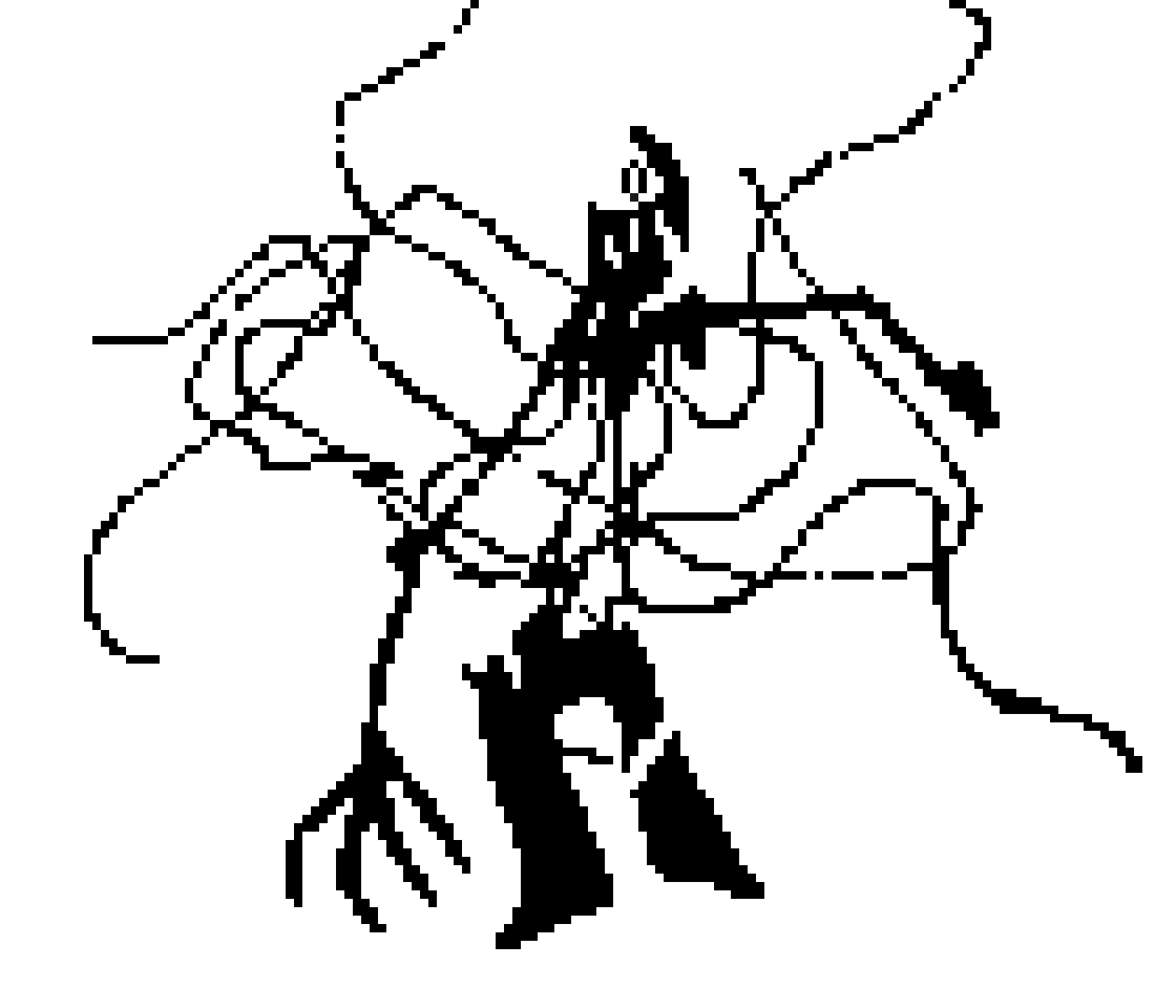 [3fcaee]  (its insides tangle up all around the room as it trys to craw into the shadows)