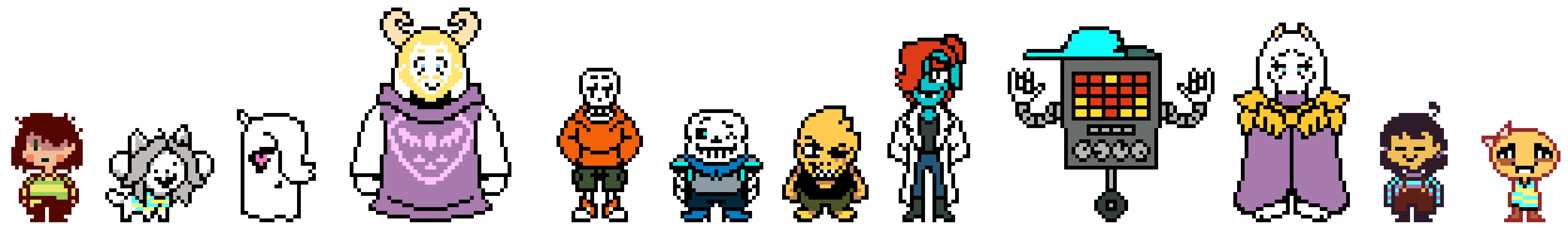 [474dc2] CLASSIC UNDERSWAP [Headcanon] - All Main Characters Overworld Cast [ACTUALLY FINALIZED]