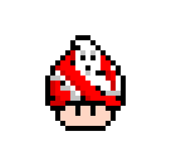 [9664c4] ghostbuster mario mushroom