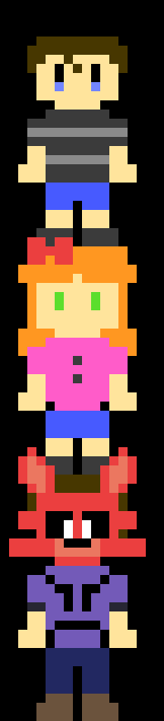 [6cf85f] CHARGE!!!!!!!!!!!!!!!!!!!*they start running after bf* -mini aftons