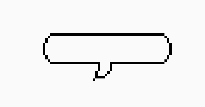 [c23ec2] pixel speech bubble