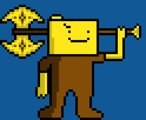 [8c8323] look at this cool axe i made -Ron